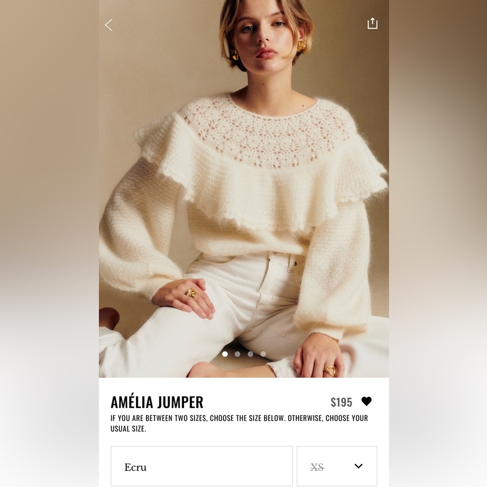 Sezane Amelia Jumper